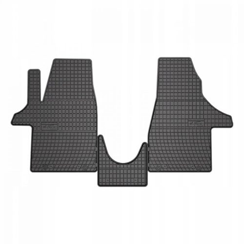 Sarokerősített méretpontos gumiszőnyeg Volkswagen T6.1 Bus/Transporter T6.1 2019- Csak az első ülésekhez, 2 üléses