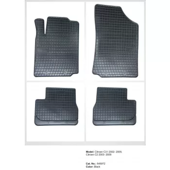   Sarokerősített gumiszőnyeg CITROEN C2 2003-2009/CITROEN C3 I 2002-2009 (545972)