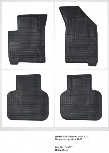 Sarokerősített gumiszőnyeg DODGE Journey 2008-/FIAT Freemont 2011- (546207)