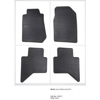 Sarokerősített gumiszőnyeg ISUZU D-MAX 2011- (546672)
