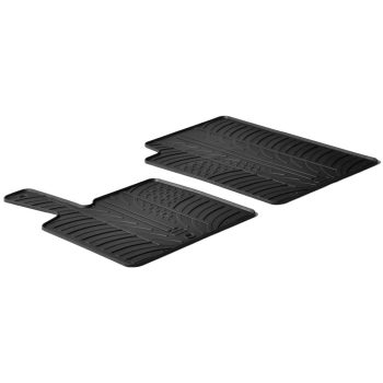 Gledring fekete gumiszőnyeg  Smart 451 2006-2014 2 darabos