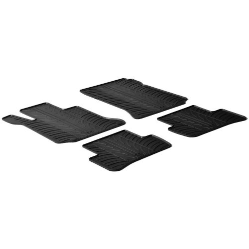 Gledring fekete gumiszőnyeg  MERCEDES-BENZ C-Class 2007-2013 (204) 4 darabos