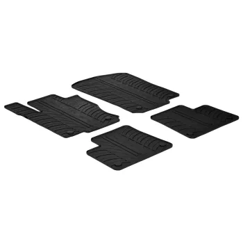   Gledring fekete gumiszőnyeg  MERCEDES-BENZ GLE W166 & GLE C292 02.2015->,ML 2011 (W166) ->, 4 darabo