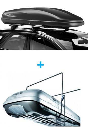 Hapro Cruiser 10.8 prémium Antarcit Fekete tetőbox