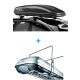 Hapro Cruiser 10.8 Premium Antarcit fekete tetőbox
