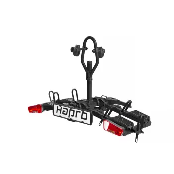   Hapro Atlas prémium Xfold II összecsukható vonóhorgos kerékpártartó (e-bikehoz is)