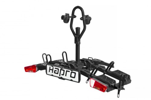 Hapro Atlas Premium Xfold II összecsukható vonóhorgos kerékpártartó (e-bikehoz is)