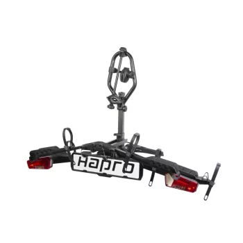   Hapro Atlas prémium Xfold II 2+1 összecsukható vonóhorgos kerékpártartó (e-bikehoz is)