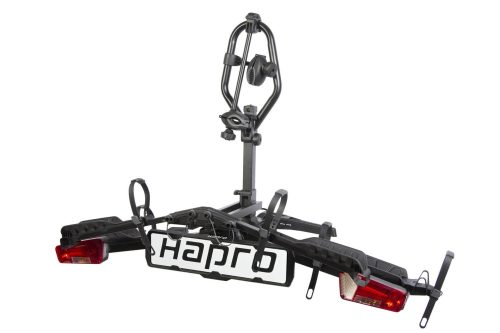 Hapro Atlas Premium Xfold II 2+1 összecsukható vonóhorgos kerékpártartó (e-bikehoz is)