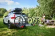 Hapro Atlas prémium Xfold II összecsukható vonóhorgos kerékpártartó (e-bikehoz is)