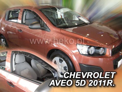 Heko 2 darabos légterelő Chevrolet Aveo 5 ajtós csapott hátú 2011- (10534)