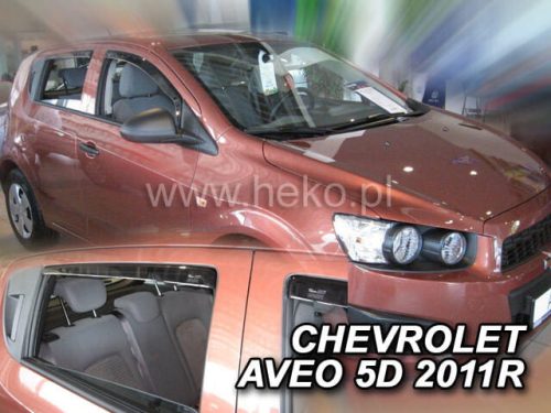 Heko 4 darabos légterelő Chevrolet Aveo 5 ajtós csapott hátú 2011- (10535)