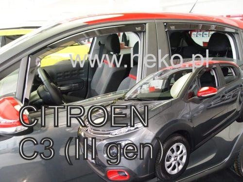 Heko 4 darabos légterelő Citroen C3 5 ajtós 2017- (12266)