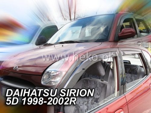 Heko 2 darabos légterelő Daihatsu Sirion 5 ajtós Hatcback 1998-2004 (13209)