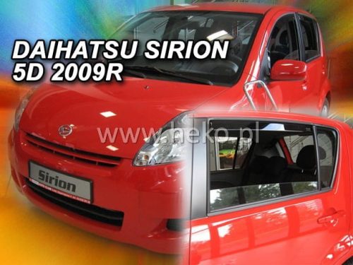 Heko 4 darabos légterelő Daihatsu Sirion 5 ajtós csapott hátú 2006- (13217)