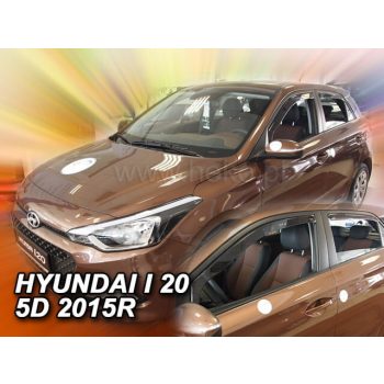   Heko 4 darabos légterelő Hyundai i20/Active/Classic/Comfort/prémium 5 ajtós 2015- (17283)