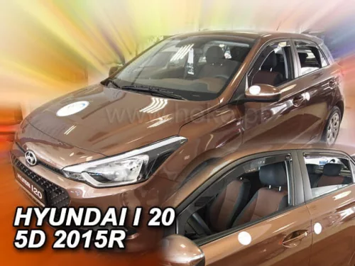 Heko 4 darabos légterelő Hyundai i20/Active/Classic/Comfort/prémium 5 ajtós 2015- (17283)