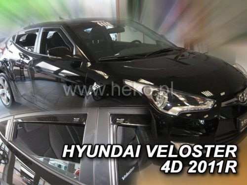 Heko 4 darabos légterelő Hyundai Veloster 4 ajtós+ha 2011- (2+1ajtó) Angol változat (17297)