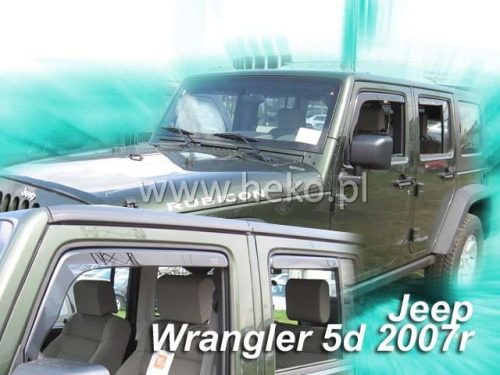 Heko 2 darabos légterelő Jeep Wrangler 3 ajtós 2007- , Jeep Wrangler 5 ajtós 2007- (19114)