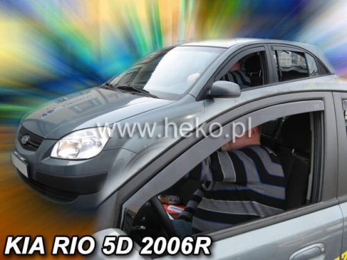 Heko 2 darabos légterelő KIA Rio 4 ajtós sedan 2005-2011 , KIA Rio 5 ajtós csapott hátú 2005-2011 (2