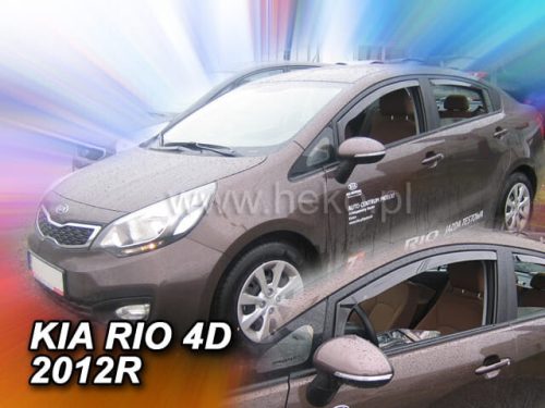 Heko 2 darabos légterelő KIA Rio 4 ajtós sedan 2011- , KIA Rio 5 ajtós csapott hátú 2011- (20152)