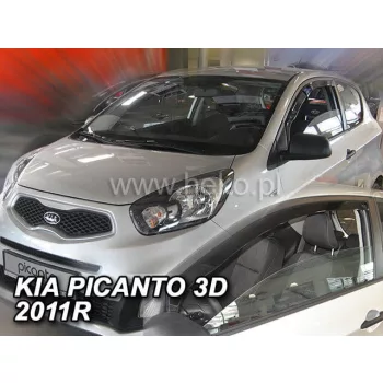   Heko 2 darabos légterelő KIA Picanto 3 ajtós csapott hátú 2011- (20154)