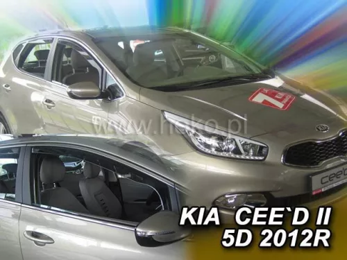 Heko 2 darabos légterelő KIA Cee d 5 ajtós csapott hátú 2012-, KIA Cee d 5 ajtós kombi 2012- (20158