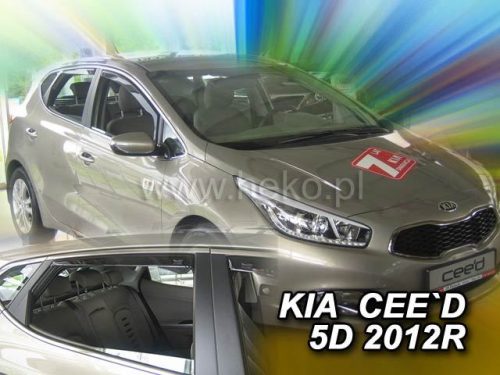 Heko 4 darabos légterelő KIA Cee d 5 ajtós csapott hátú 2012- (20159)