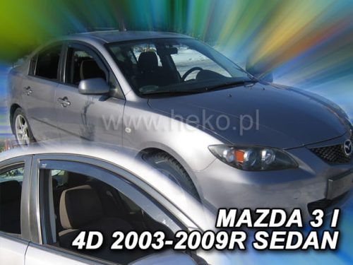Heko 2 darabos légterelő Mazda 3 4 ajtós sedan 2004-2008 , Mazda 3 5 ajtós Hatcback 2003-2008 (2