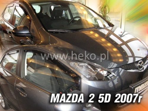 Heko 4 darabos légterelő Mazda 2 5 ajtós csapott hátú 2007-2009 (23143)