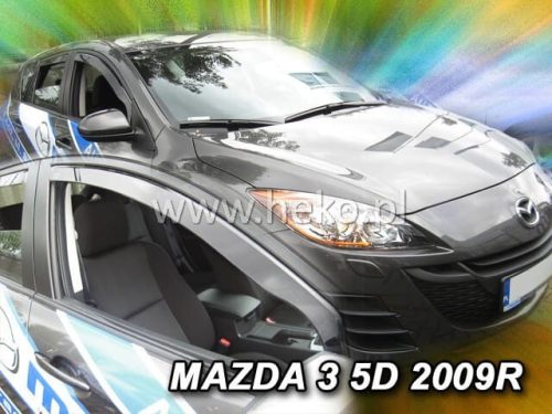 Heko 2 darabos légterelő Mazda 3 4 ajtós sedan 2009- , Mazda 3 5 ajtós csapott hátú 2008- (23149)