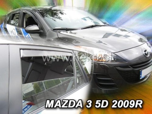 Heko 4 darabos légterelő Mazda 3 5 ajtós Hatcback 2008- (23150)