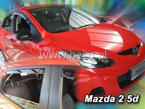Heko 4 darabos légterelő Mazda 2 5 ajtós csapott hátú 2009- (23152)