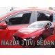 Heko 4 darabos légterelő Mazda 3 4a+ha. sedan 2019- (23174)