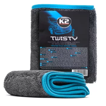   K2 TWISTY Mikroszálas szárítókendő 40×60 cm, csavart szálas