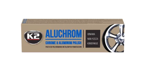 K2 ALUCHROM Fémpolírozó paszta 120 g, alumínium és króm felület polírozására