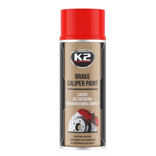K2 BRAKE Féknyeregfesték 400 ml, piros, hőálló