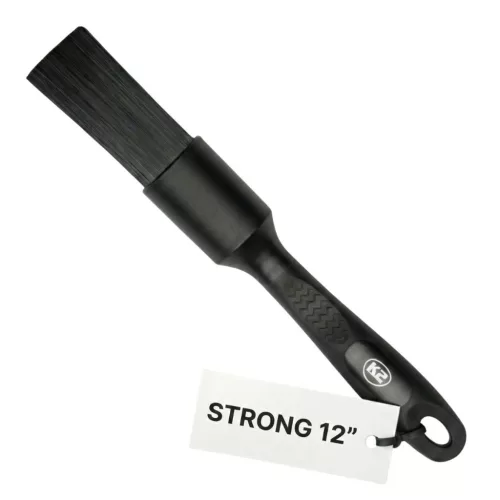 K2 Kemény sörtéjű detailing ecset, 12 mm, makacs szennyeződéshez