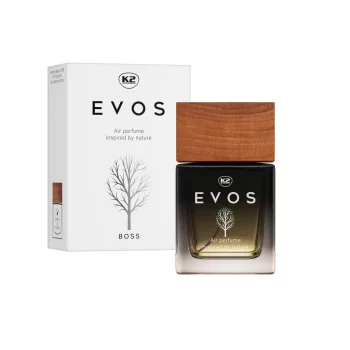   K2 EVOS Autóparfüm 50 ml, Boss illat, illatosító utántöltő