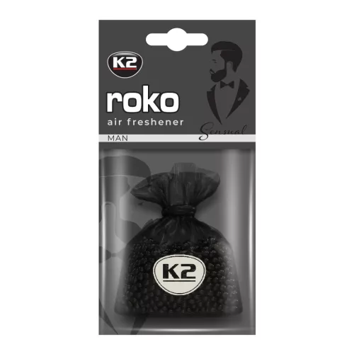 K2 ROKO Autóillatosító 20 g, man illat, zselés