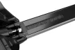 Menabo Omega Black XL fekete acél tetőcsomagtartó nem zárható KIT02G