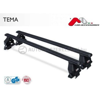 Menabo acél tetőcsomagtartó normál tetős autókhoz, nem zárható (690999D_680112D_m016)
