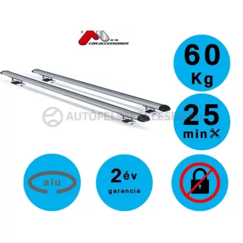   Menabo RAVEN 130 cm alu tetőcsomagtartó tetőkorlátos autókhoz (m0000382)