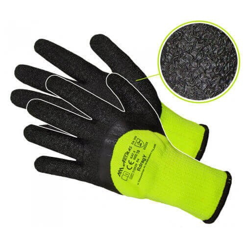 NEO TOOLS AquaWinter, hőszigetelt, vízálló, dupla latex bevonatú poliészter, 9" hóláncszereléshez