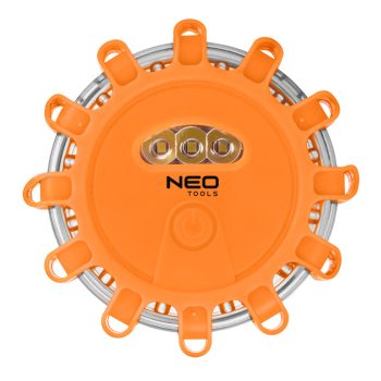   NEO TOOLS Elakadásjelző lámpa, 12+3 LED, 5 világítási funkció