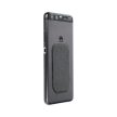 Badget for magnet car holder leather black