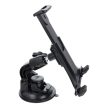 Car holder for tablets - Universal 7" - 10" (2in1 - for windshield and head restraint black
