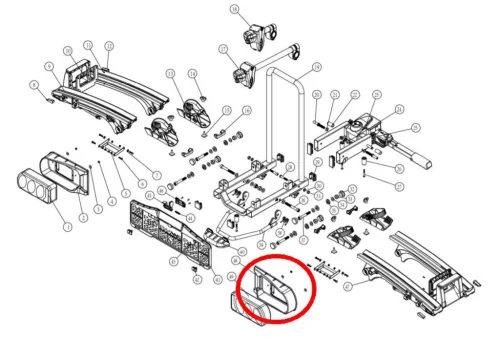 Oris Traveller/Eufab Premium könnyű rámpakeret - jobbra