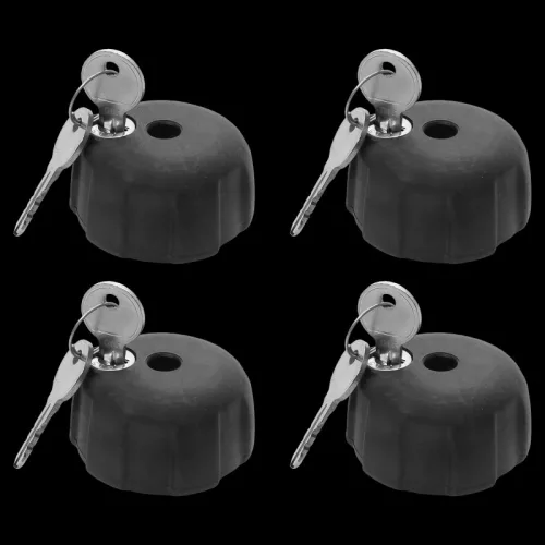 További zárható rozetták, 4 darab, kulcsokkal együtt