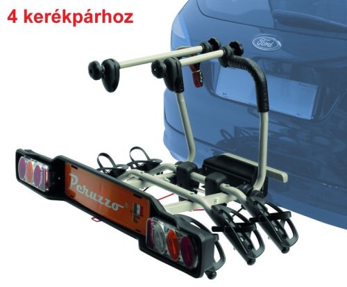 Peruzzo Parma4 LOCK 4 darabos vonóhorgos kerékpártartó